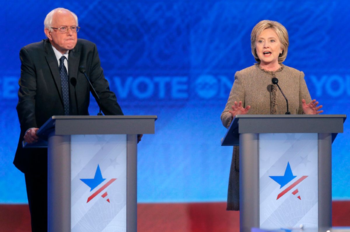 Bernie Sanders, Hillary Clinton   (Reuters/Brian Snyder)