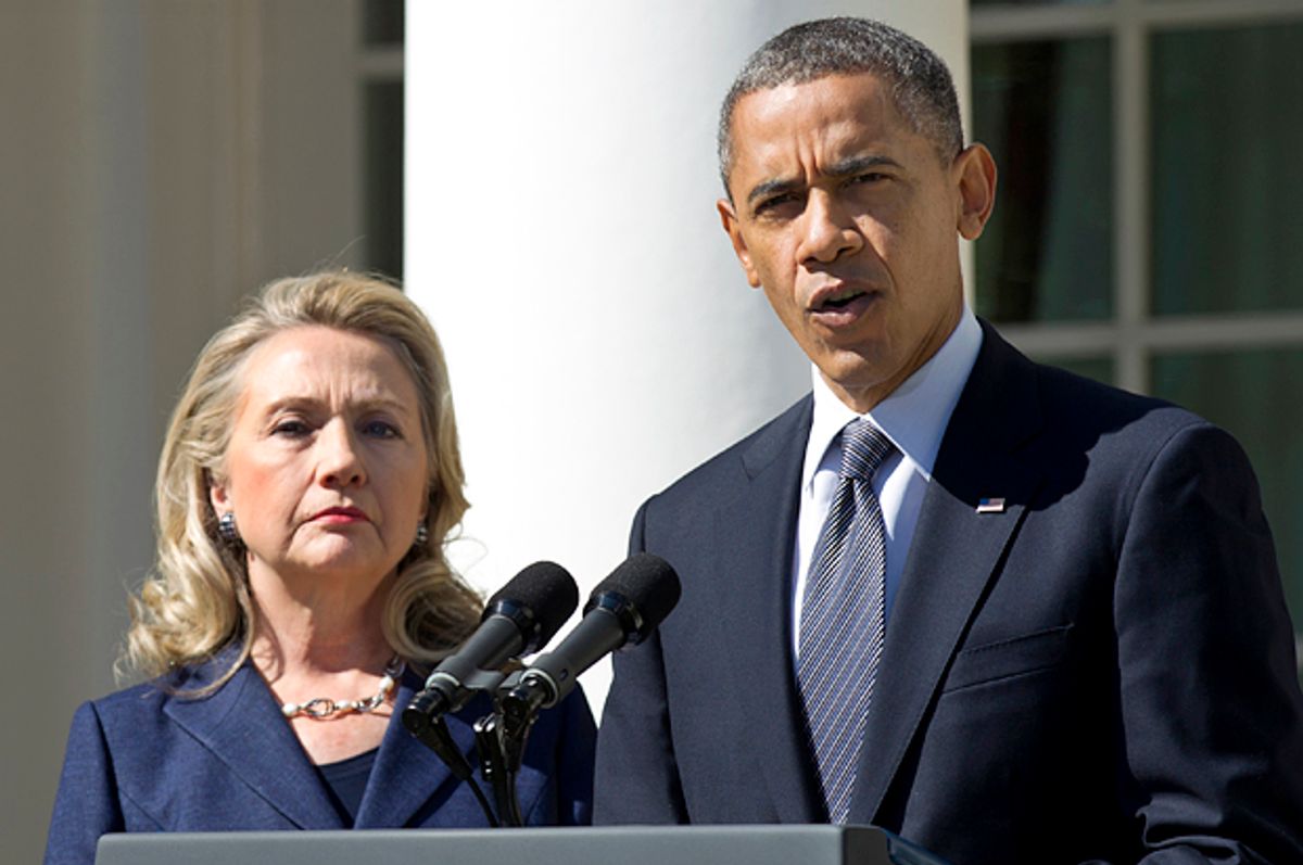 Hillary Clinton, Barack Obama   (AP/Manuel Balce Ceneta)
