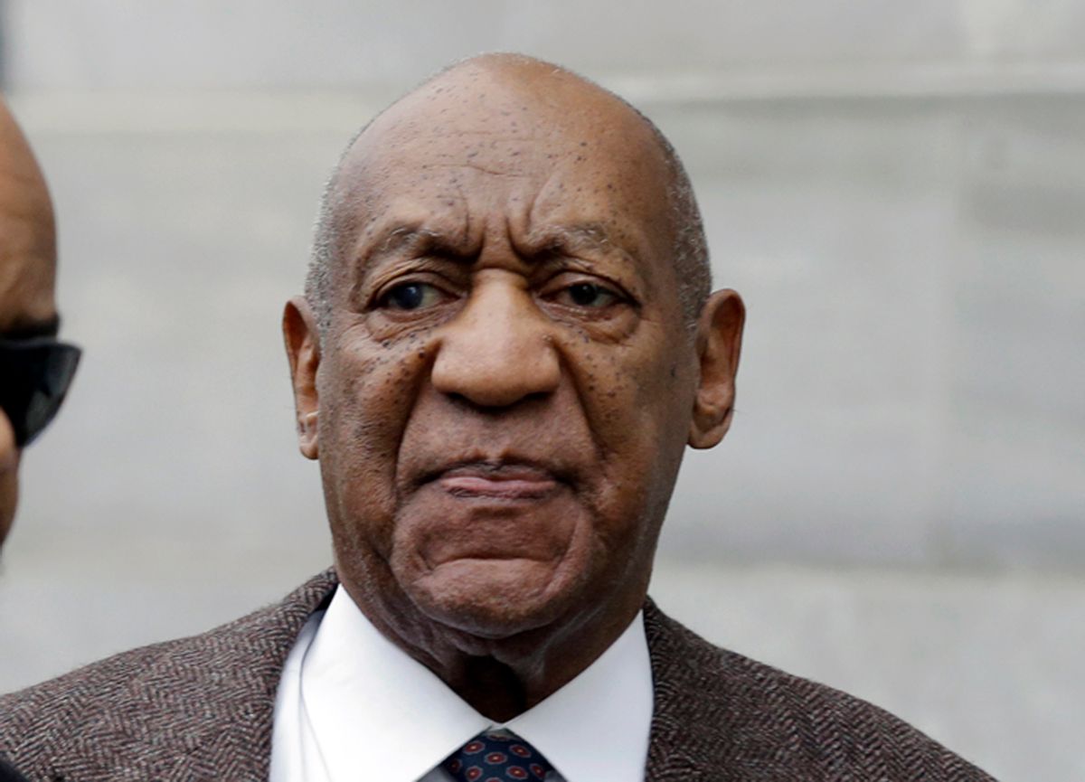 FILE - In this Feb. 3, 2016 file photo, actor and comedian Bill Cosby arrives for a court appearance in Norristown, Pa. Cosby's lawyers are scheduled to argue Monday, Feb. 29, 2016 in Los Angeles that a defamation lawsuit by model Janice Dickinson should be dismissed because she has told differing accounts of a 1982 incident with the comedian. Dickinson has recently said Cosby drugged and raped her in Lake Tahoe, Calif., in 1982, but Cosby's attorneys say her earlier descriptions of Cosby getting angry after she refused to sleep with him show that she is lying and her lawsuit cannot continue. (AP Photo/Mel Evans, File) (AP)