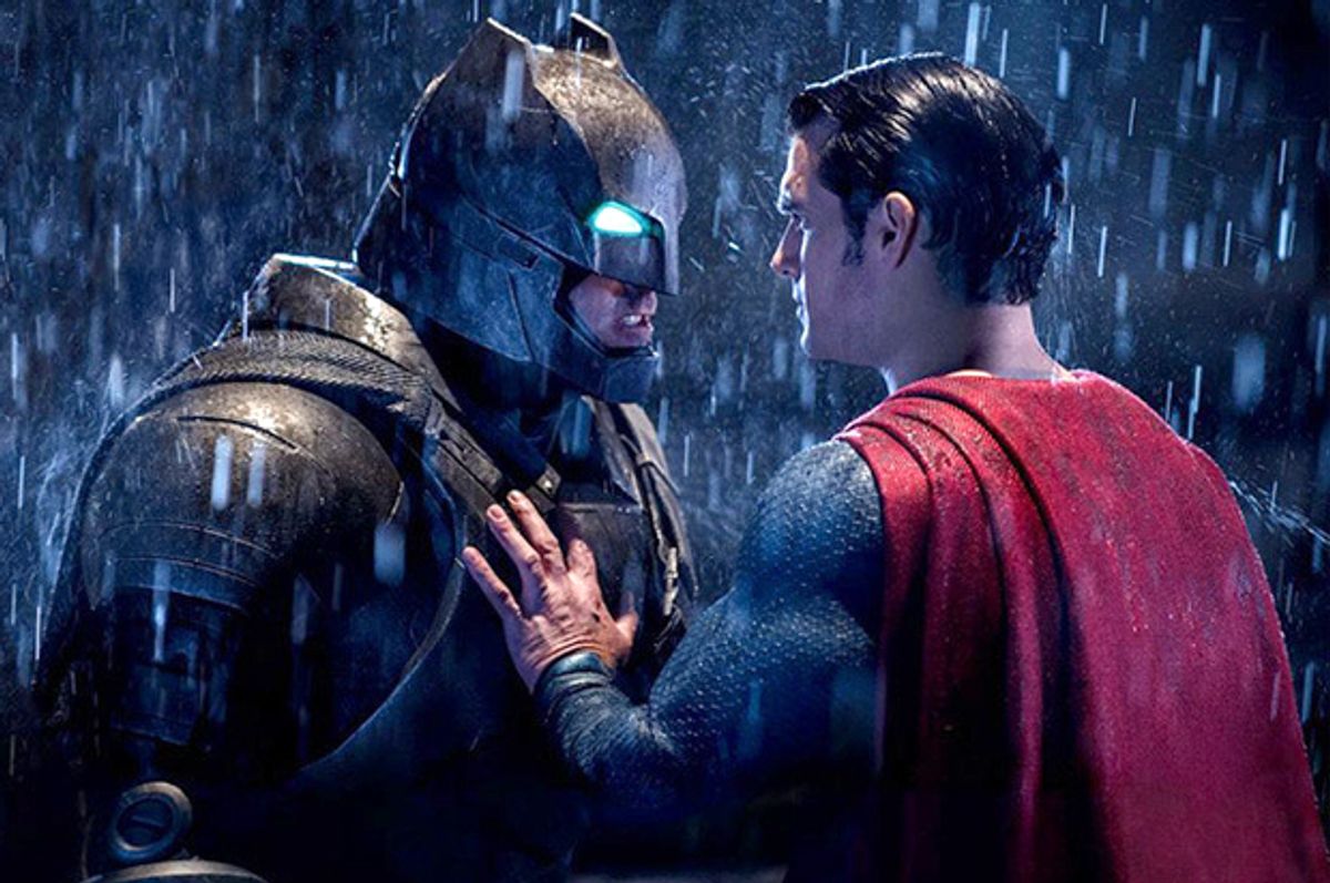 Ben Affleck and Henry Cavill in "Batman v Superman: Dawn of Justice" (Warner Bros. Entertainment)