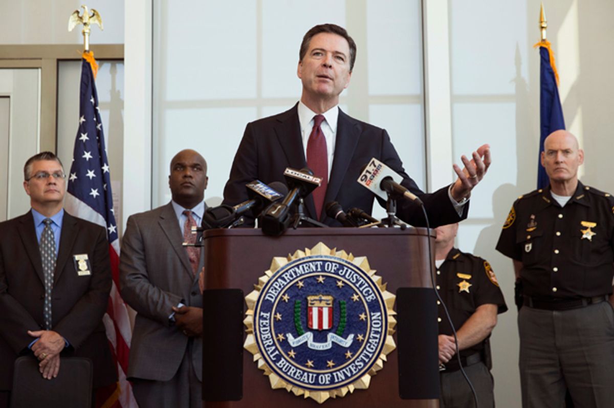 FBI Director James Comey.   (AP/John Minchillo)