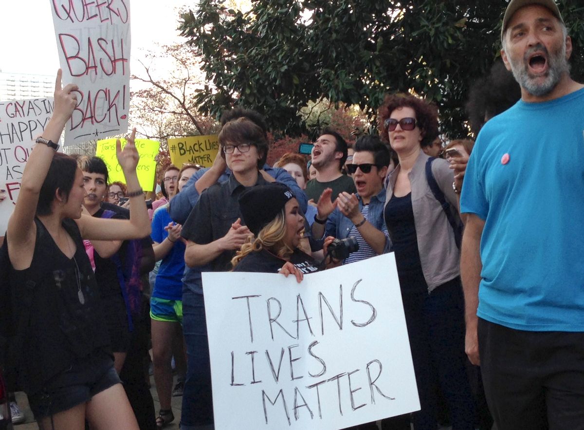 Transgender rights advocates say the time to act is now, while they still can. (AP)