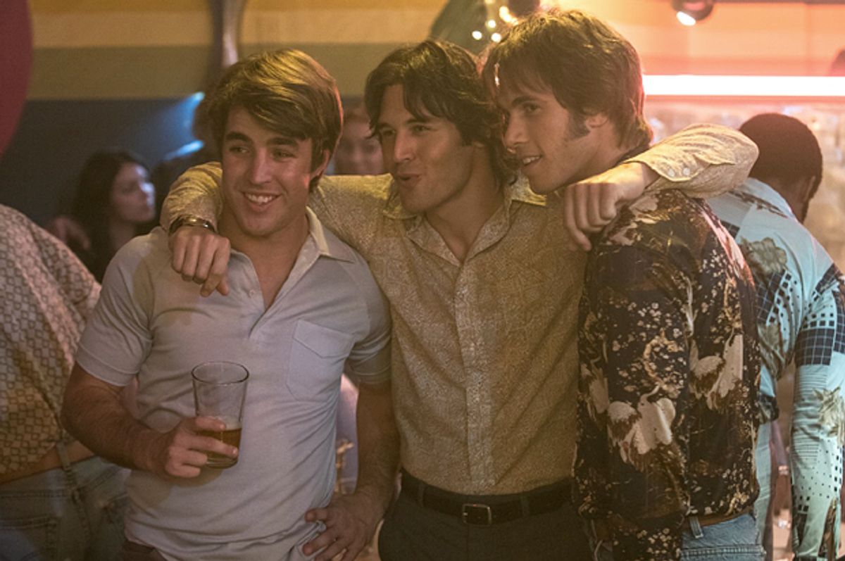 Temple Baker, Ryan Guzman and Blake Jenner in "Everybody Wants Some"   (Paramount Pictures)