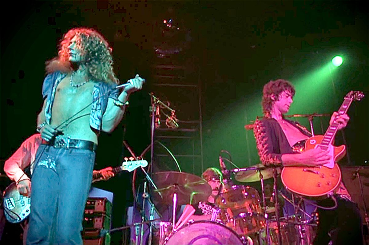 Led Zeppelin in "The Song Remains the Same"   (Warner Bros. Entertainment)