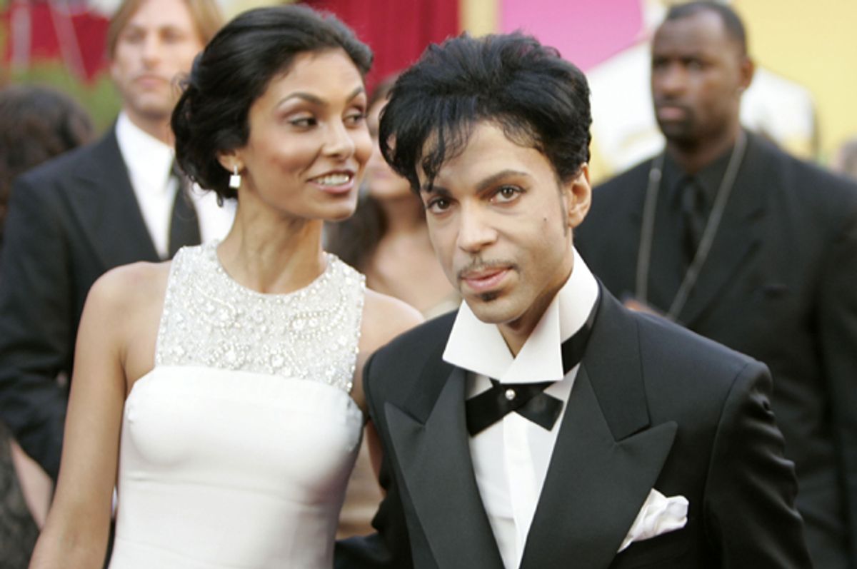 Prince, with his wife Manuela Testolini   (Reuters/Mike Blake)