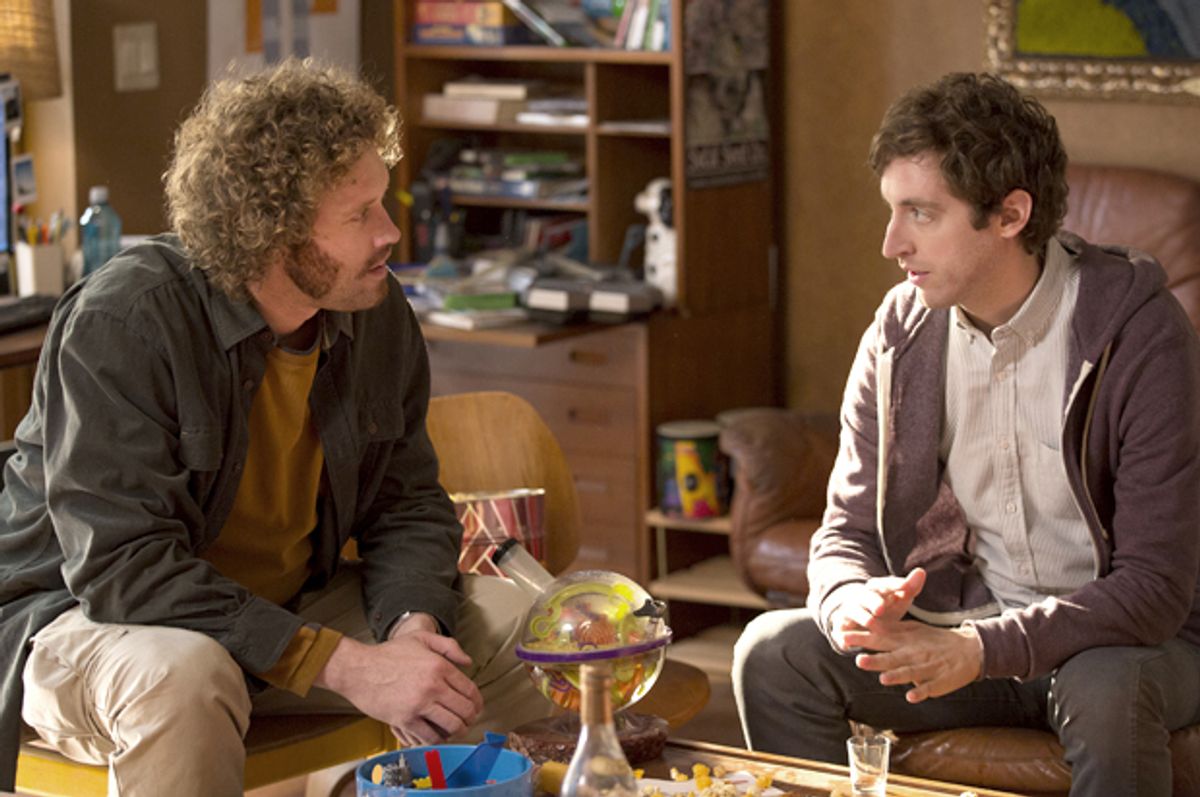 T.J. Miller and Thomas Middleditch in "Silicon Valley"   (HBO)