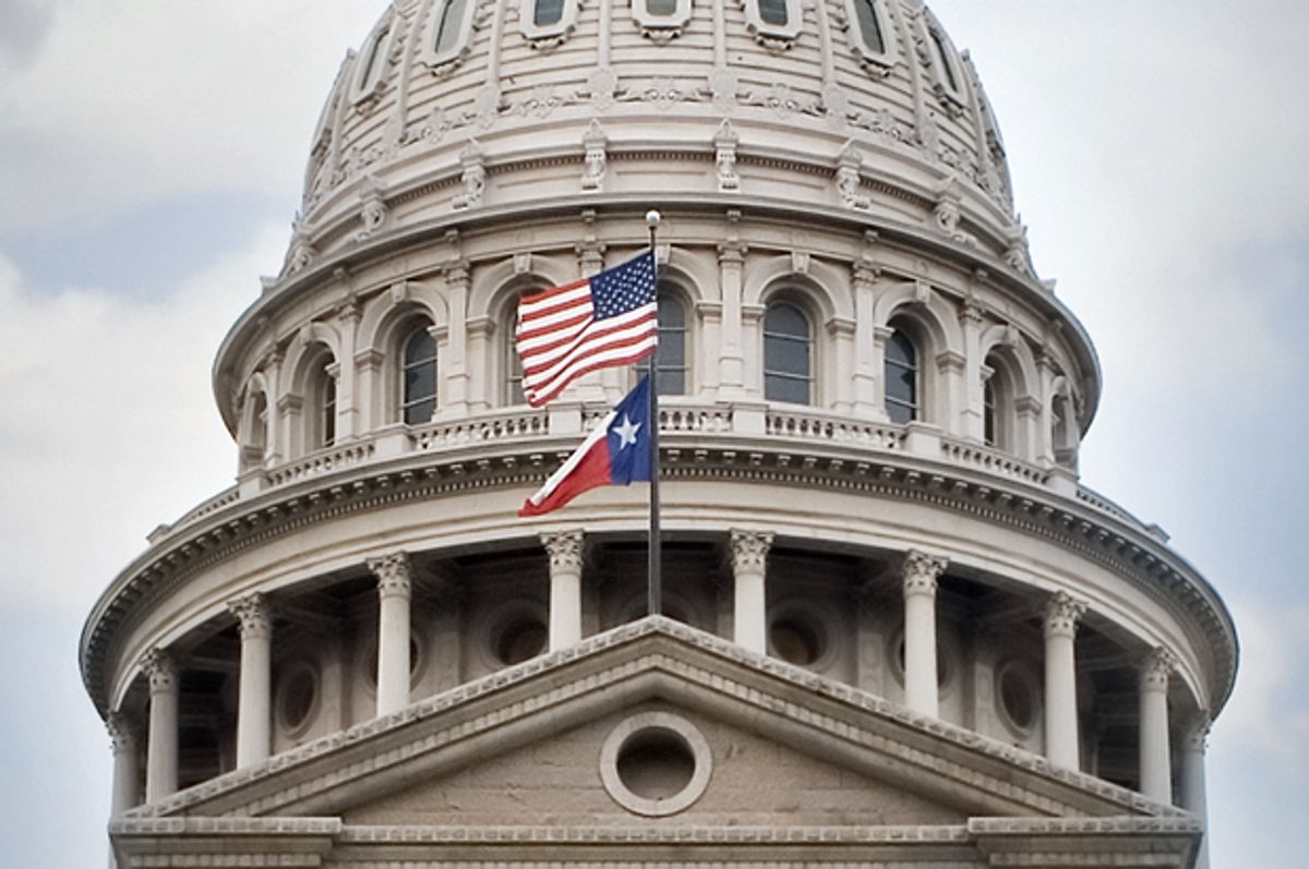 The Capitol Building in Austin, Texas.   (<a href='http://www.shutterstock.com/gallery-72520p1.html'>Elena Yakusheva</a> via <a href='http://www.shutterstock.com/'>Shutterstock</a>)