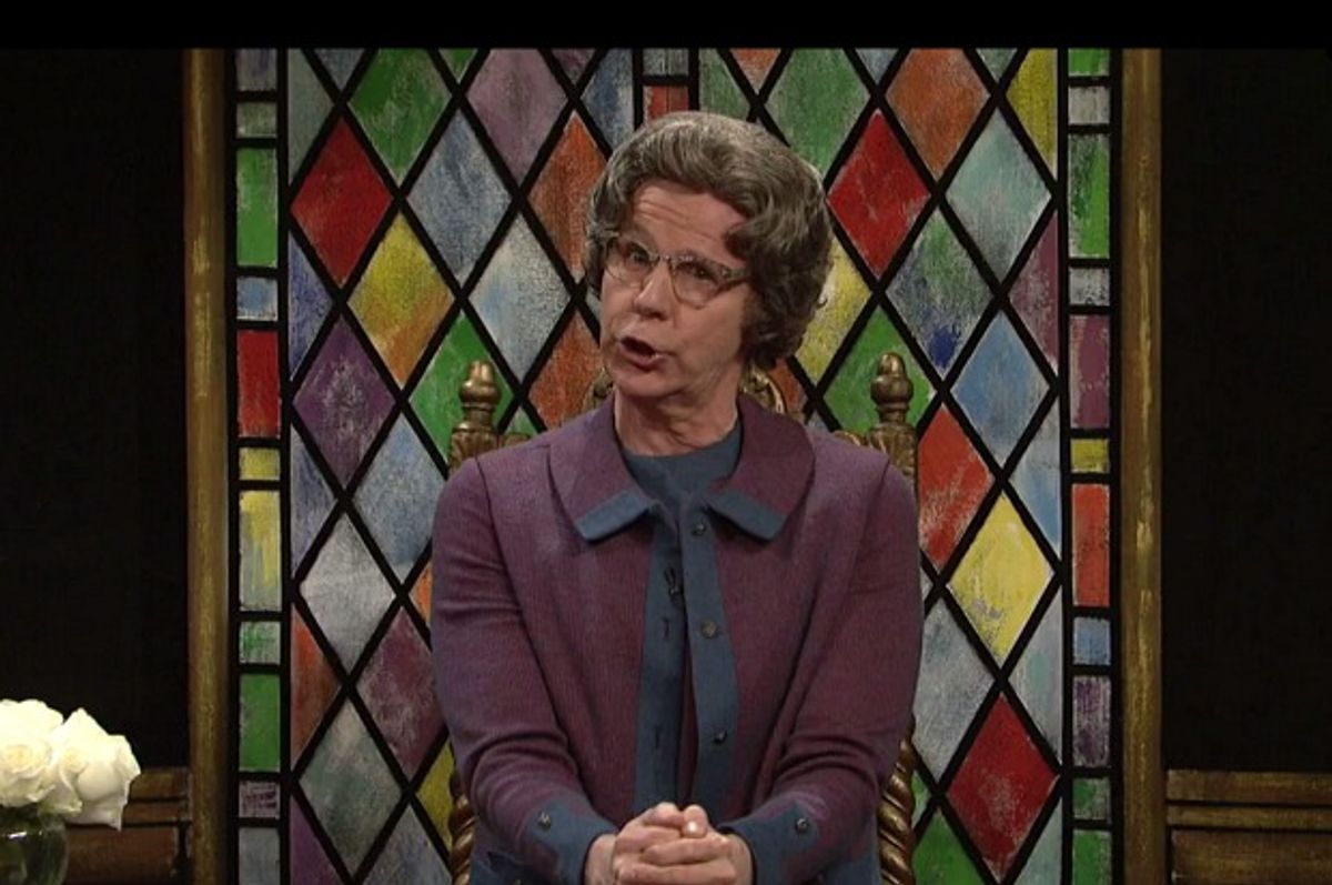 Dana Carvey as Church Lady on "Saturday Night Live" (NBC)