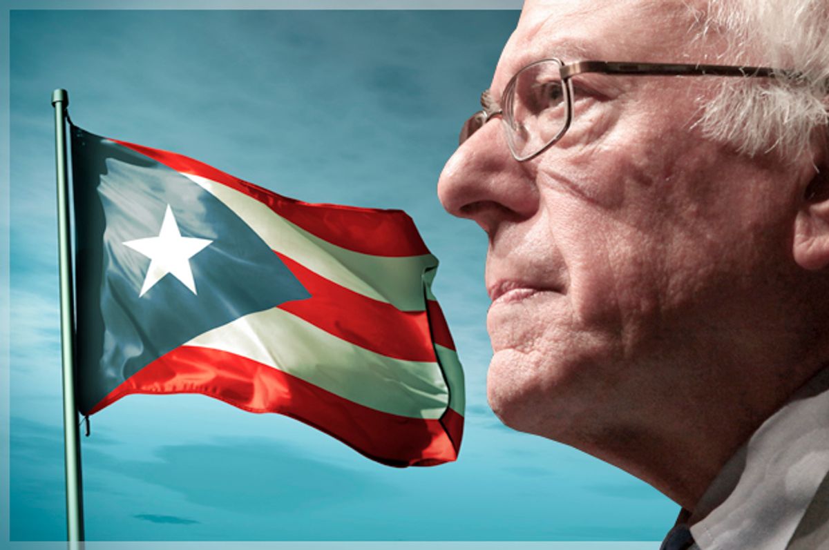 Bernie Sanders   (Shutterstock/Reuters/Alvin Baez/Photo montage by Salon)
