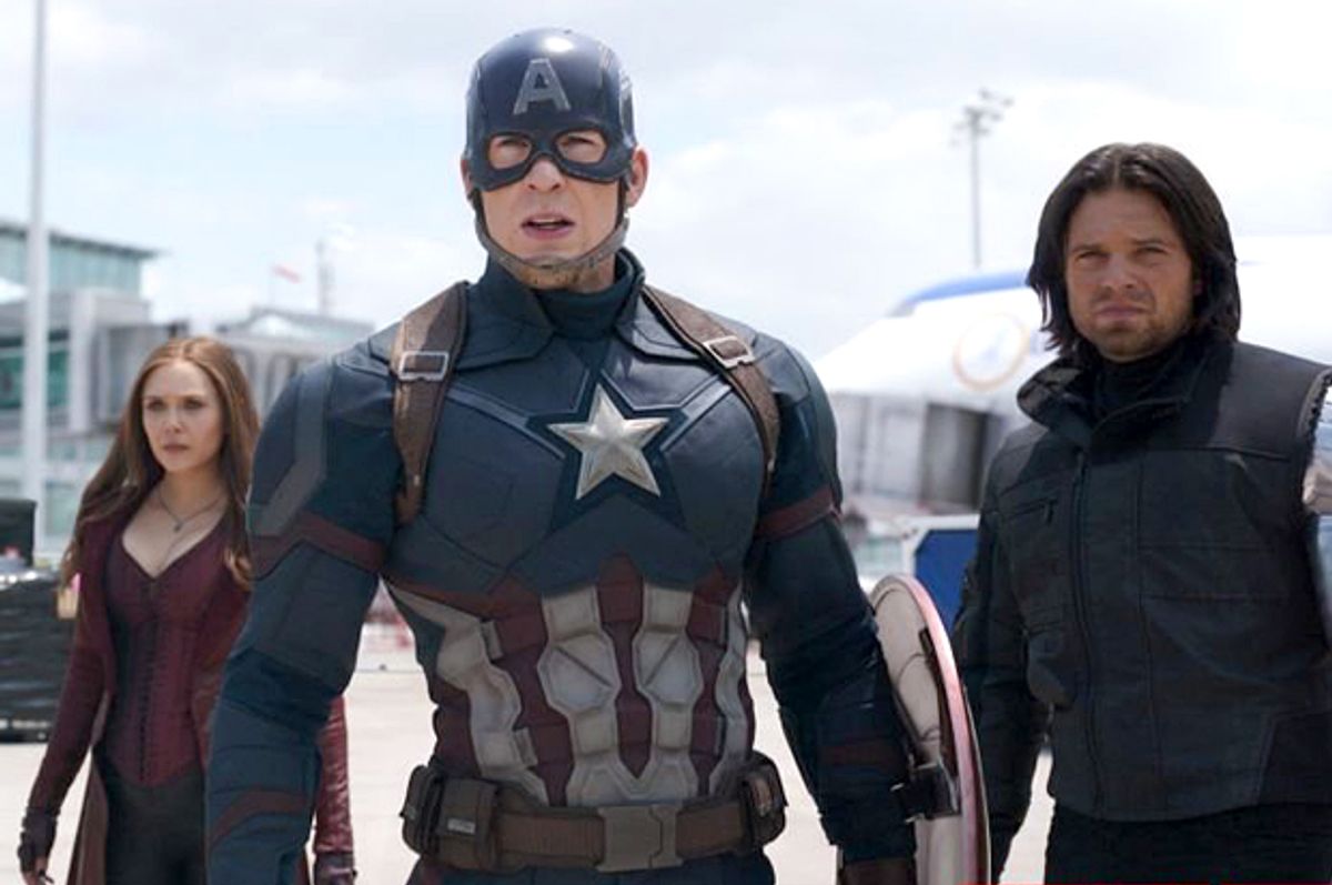 Elizabeth Olsen, Chris Evans and Sebastian Stan in "Captain America: Civil War"   (Marvel)