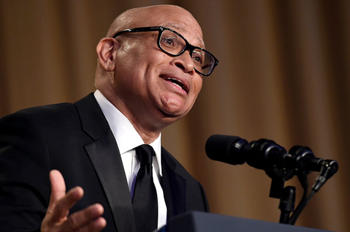 Larry Wilmore speaks at the White House Correspondents' Association dinner, April 30, 2016.   (AP/Susan Walsh)