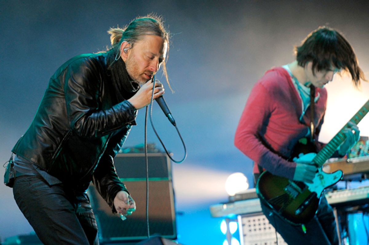 Thom Yorke and Jonny Greenwood of Radiohead   (AP/Chris Pizzello)