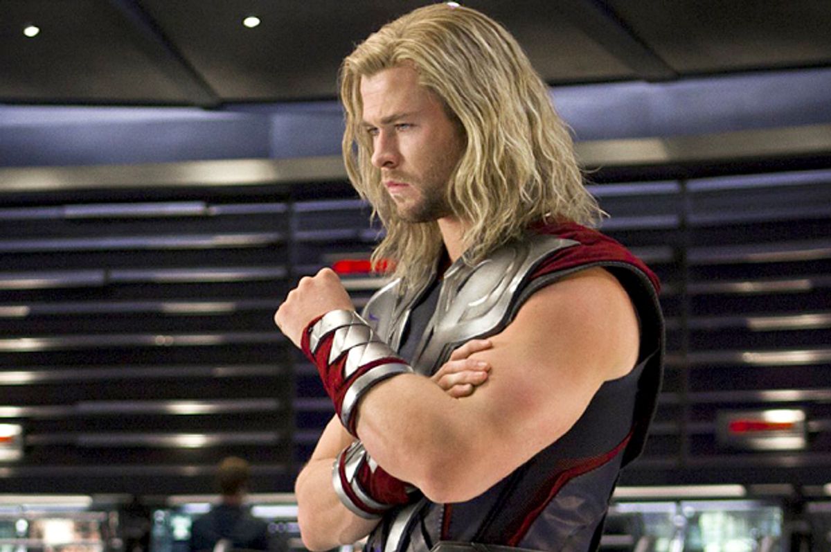 Chris Hemsworth as Thor in "The Avengers"   (Marvel)