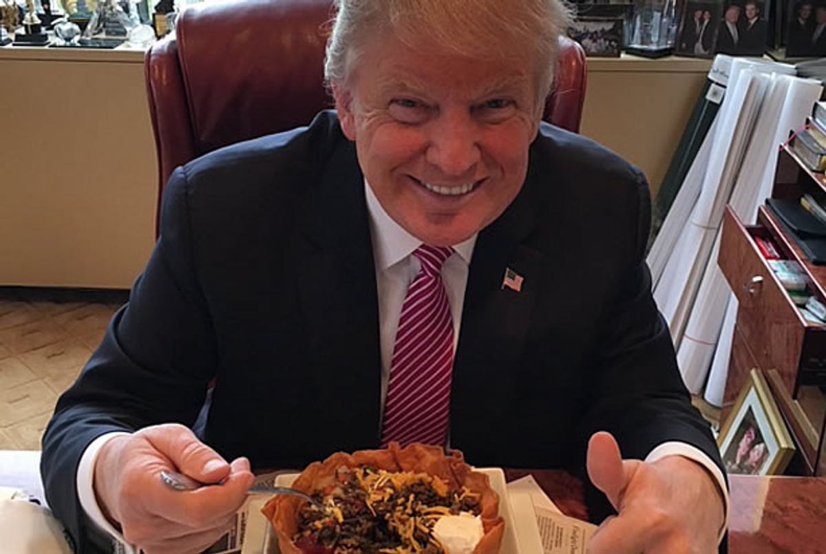 Donald Trump, Taco Bowl (Credit: Twitter)