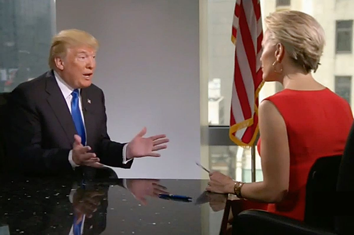 Donald Trump, Megyn Kelly   (Fox News)