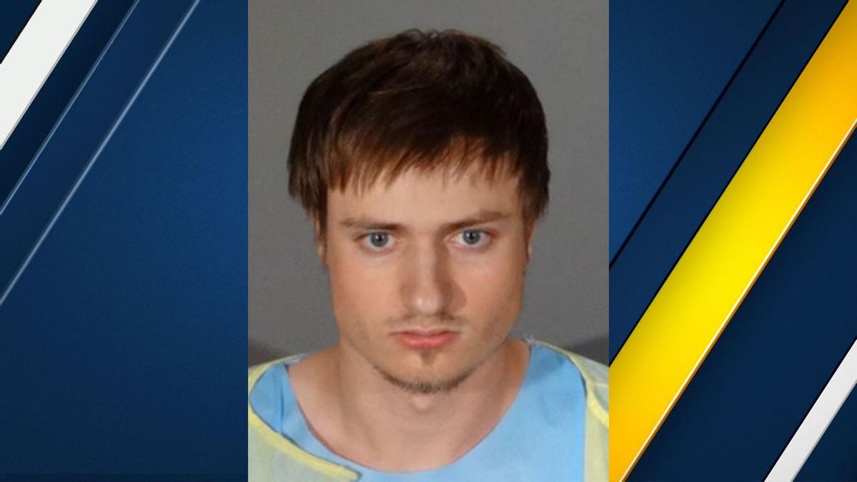 James Wesley Howell, 20, of Indiana, is shown in a Santa Monica police mugshot. 

 (KABC)
