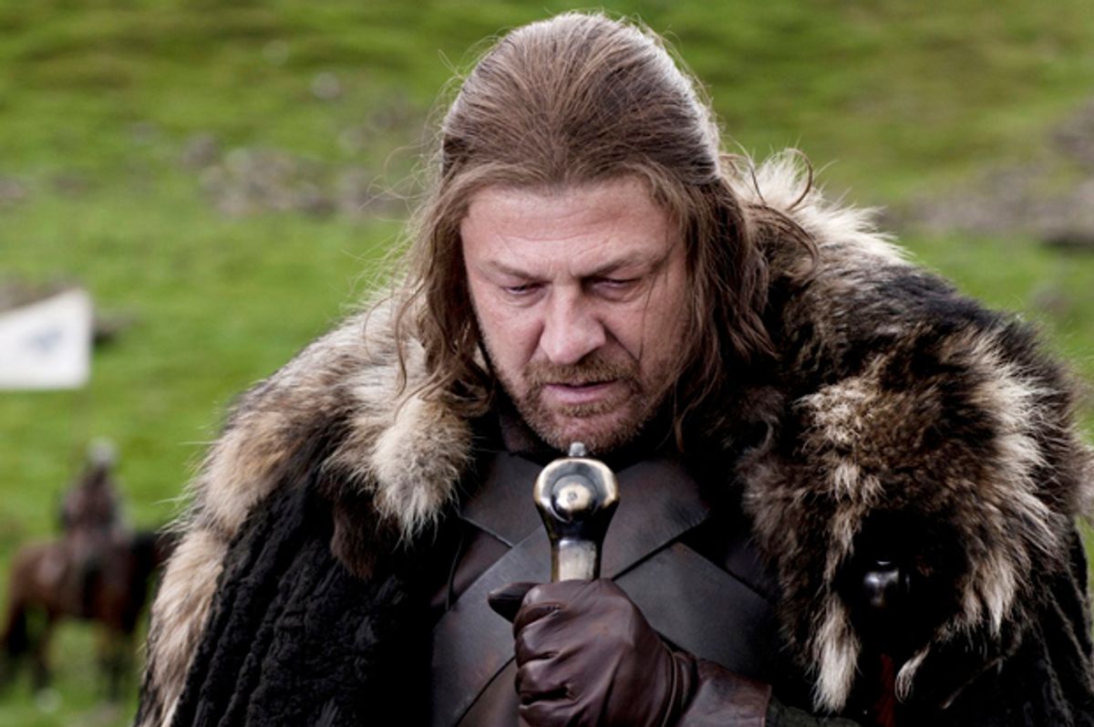 Sean Bean as Ned Stark in "Game of Thrones"   (HBO)