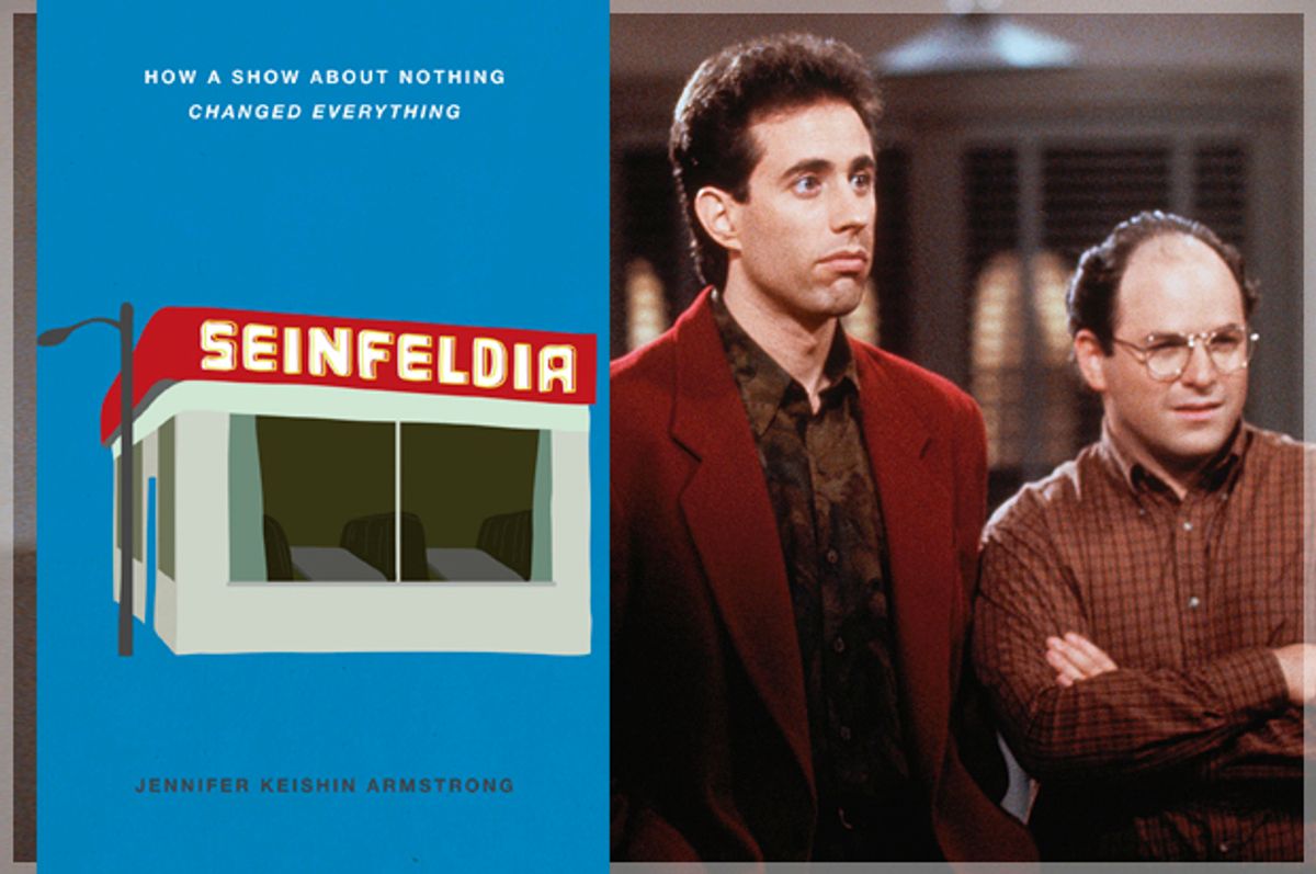 Jerry Seinfeld and Jason Alexander in "Seinfeld"   (NBC)