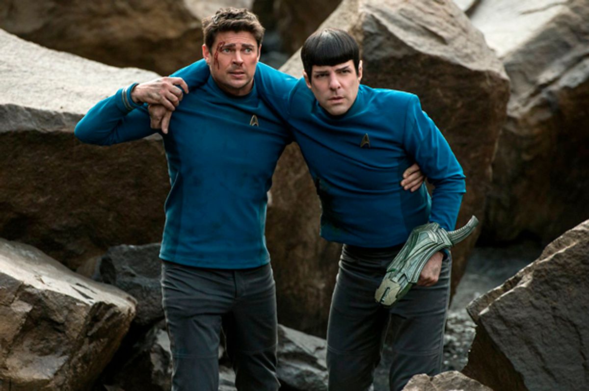 Karl Urban and Zachary Quinto and in "Star Trek Beyond"   (Paramount PIctures)