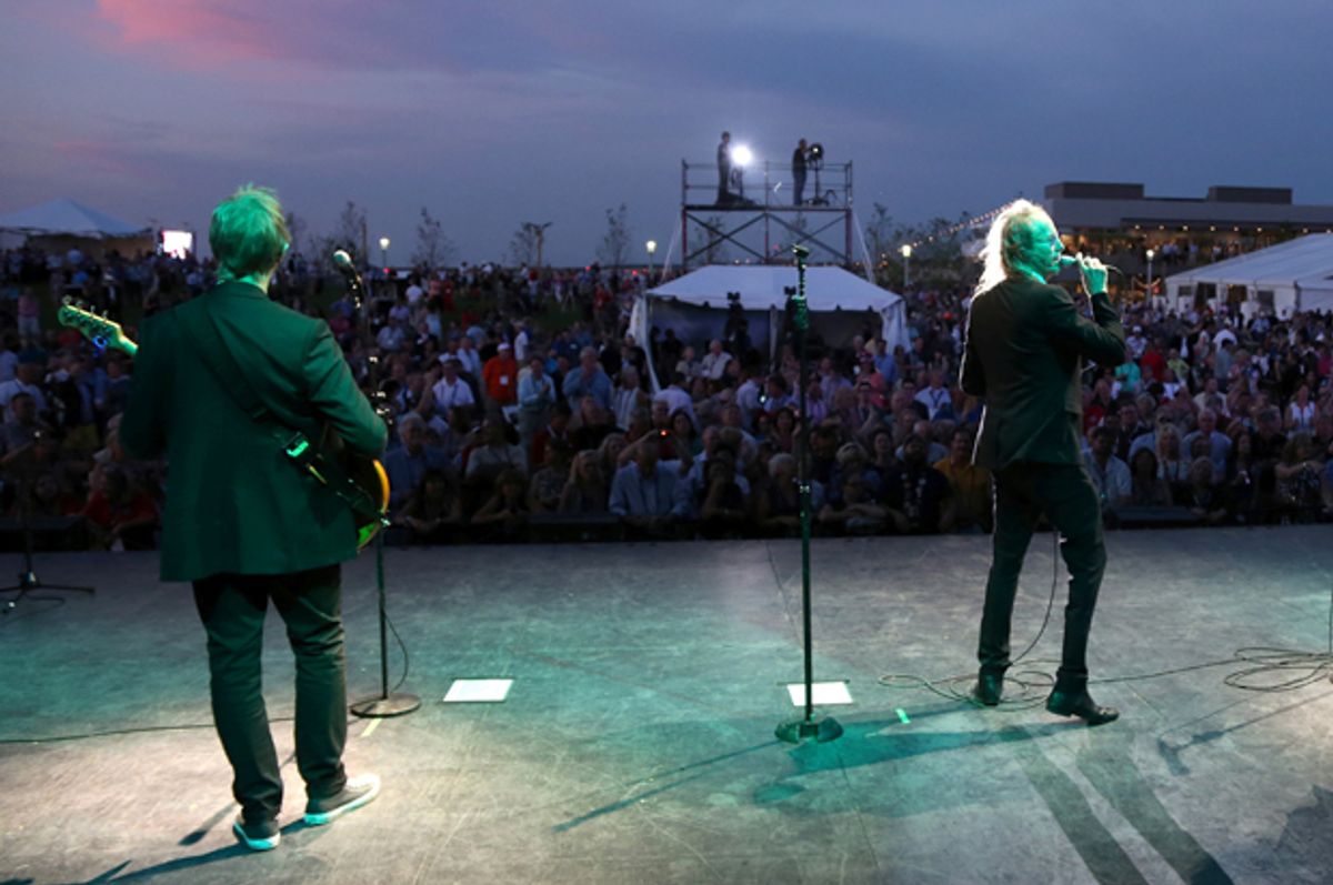 Three Dog Night at a Rock the Night kick off party on the sidelines of the Republican National Convention in Cleveland, July 17, 2016.   (Reuters/Aaron Josefczyk)