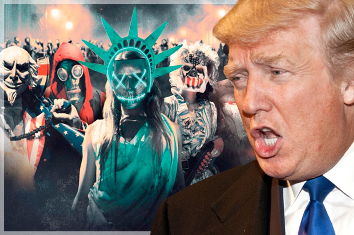 Donald Trump; "The Purge: Election Year"   (AP/Universal Pictures)