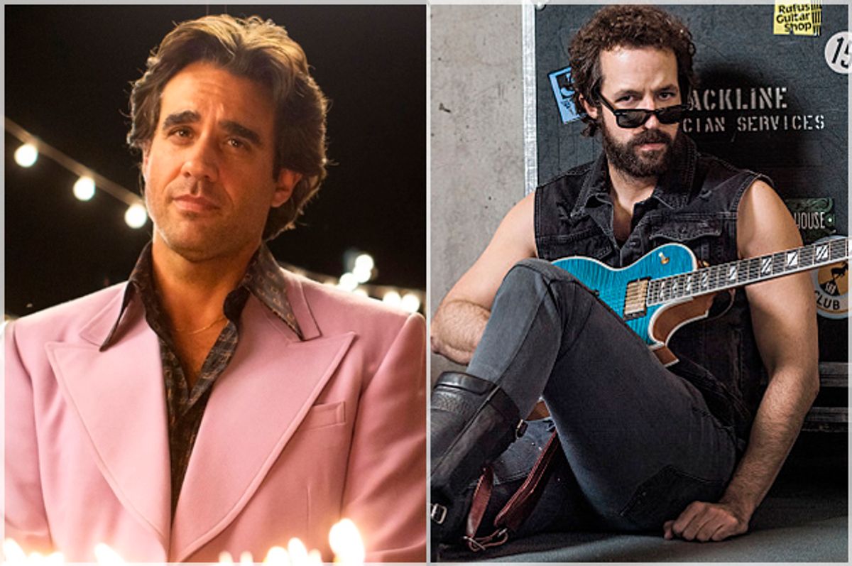 Bobby Cannavale in "Vinyl;" Peter Cambor in "Roadies"   (HBO/Showtime)