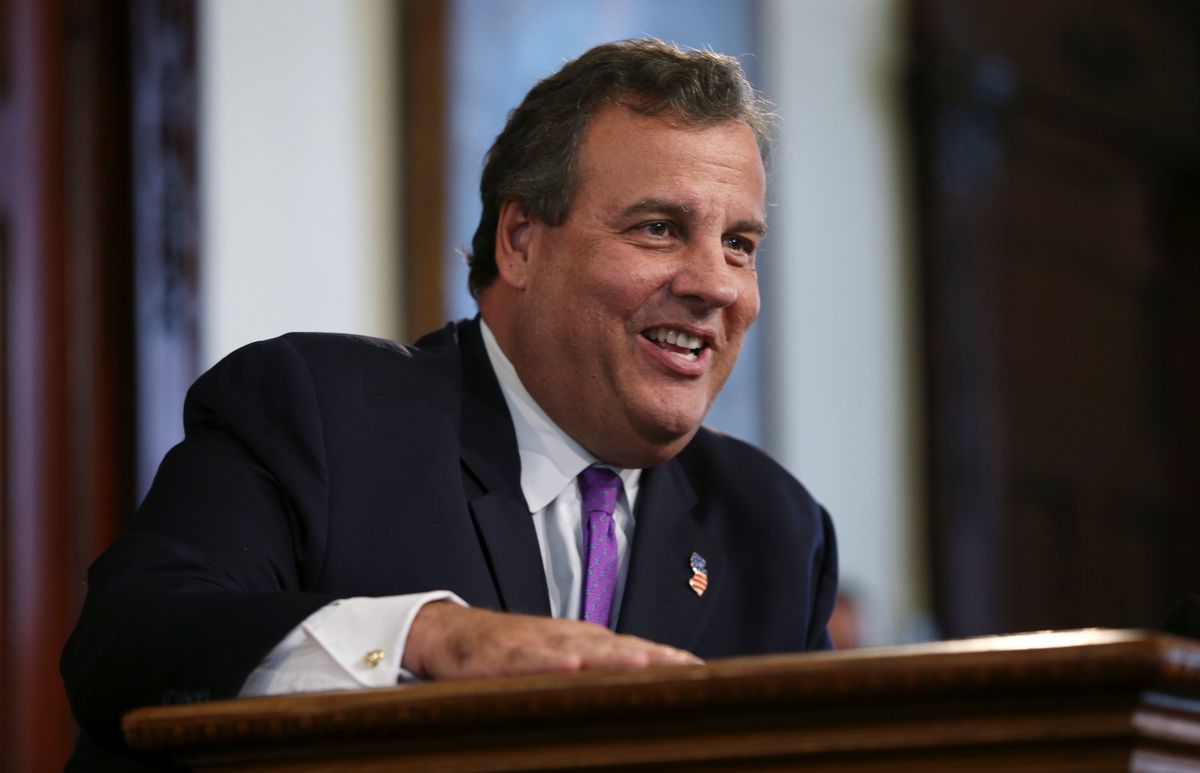 FILE - In this Aug. 29, 2016 file photo, New Jersey Gov. Chris Christie laughs at a question from the media after speaking in Trenton, N.J. Donald Trump is pledging that the government he appoints will bring sweeping change to Washington’s culture.  (AP)