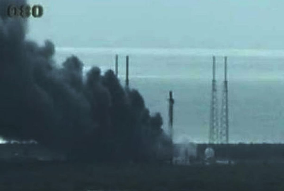 SpaceX explosion (NASA)