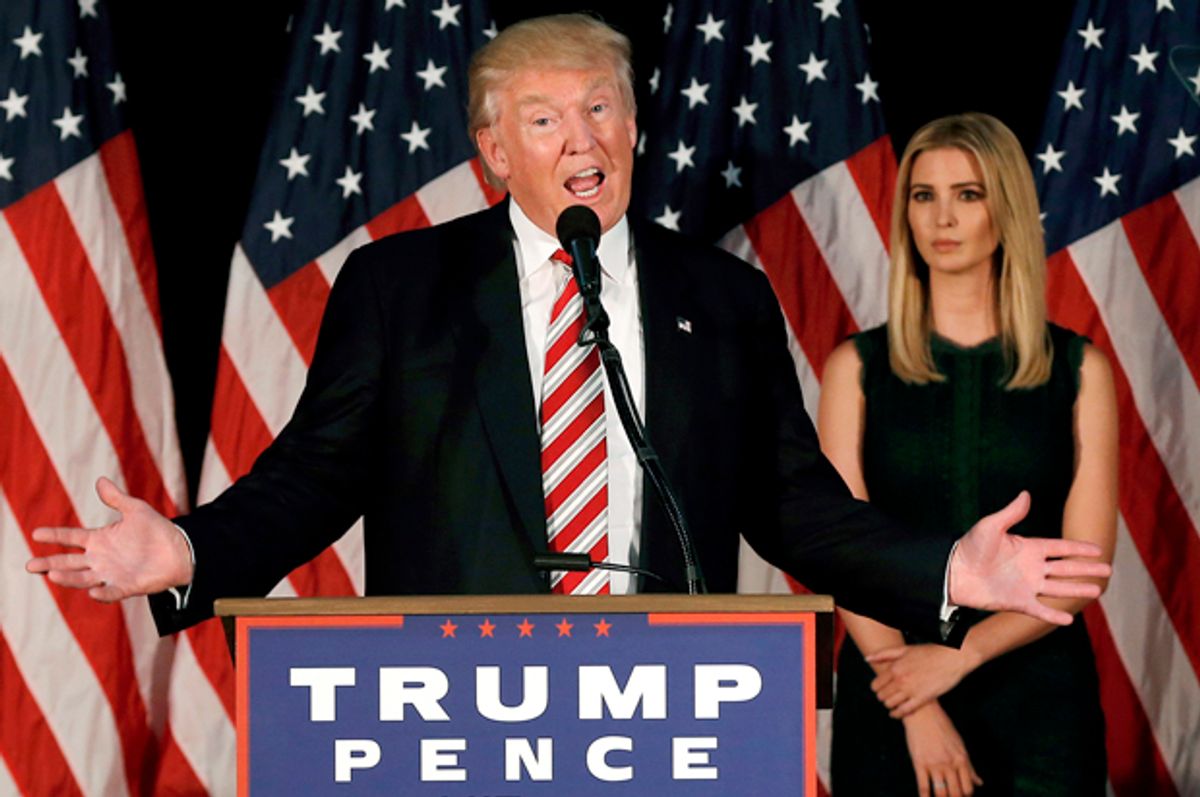 Donald Trump, Ivanka Trump   (Reuters/Mike Segar)