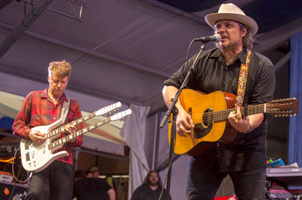 Nels Cline and Jeff Tweedy of Wilco.   (AP/Barry Brecheisen)