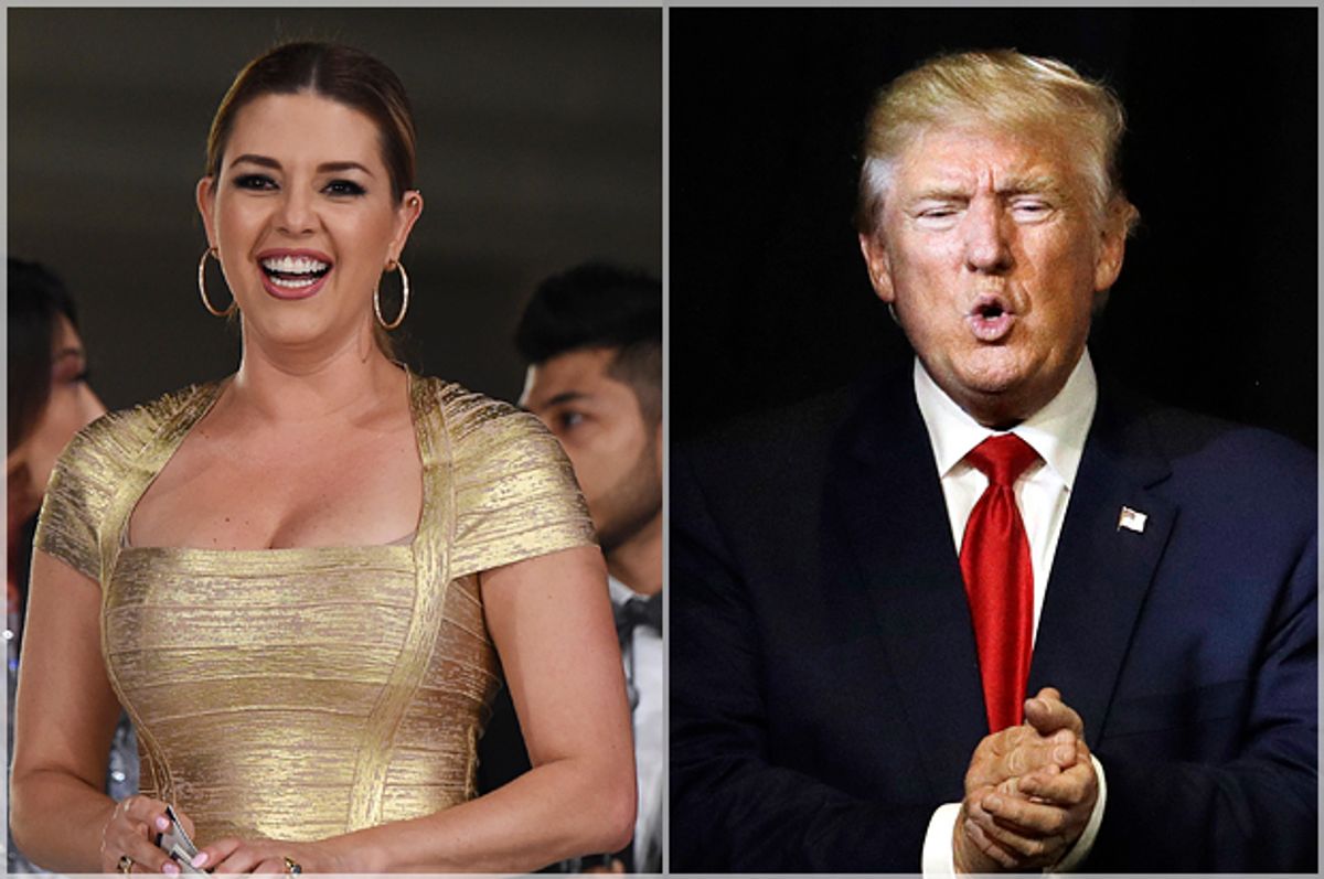 Alicia Machado; Donald Trump   (Getty/Robyn Beck/AP/John Locher)