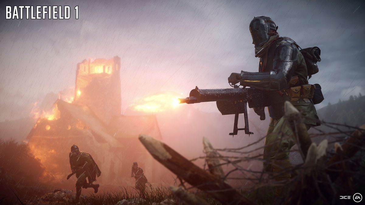 This image released by Electronic Arts shows a scene from "Battlefield 1." (Electronic Arts via AP) (AP)