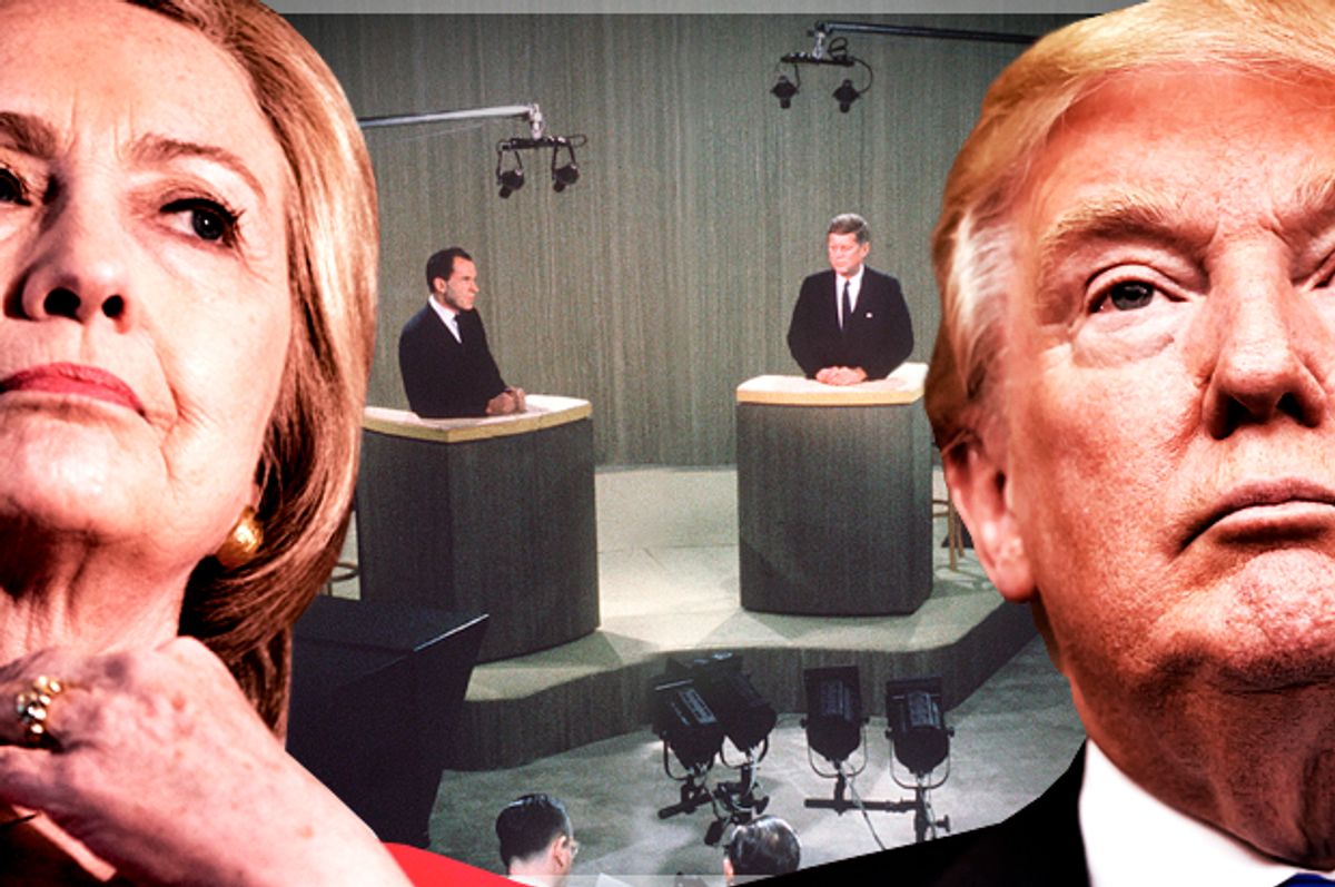 Hillary Clinton; Richard Nixon; John F. Kennedy; Donald Trump   (AP/Andrew Harnik/Richard Shiro/Salon)