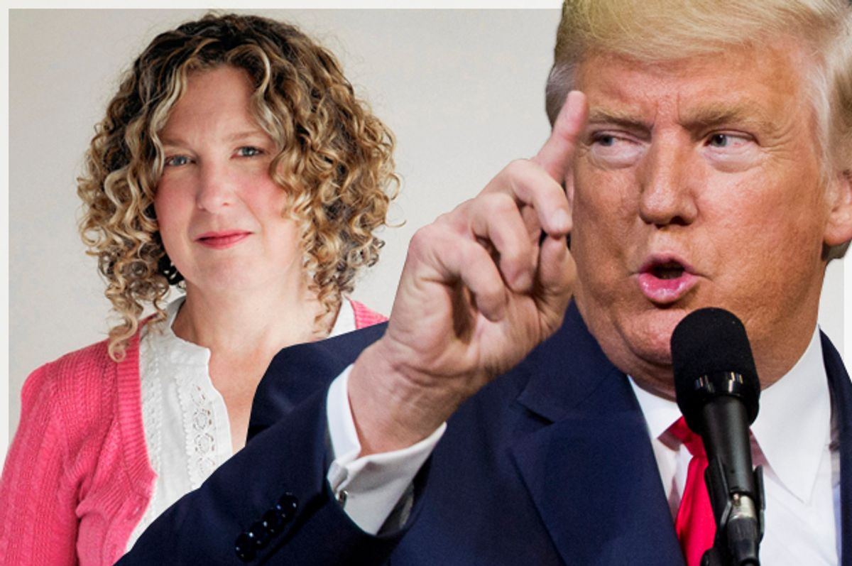 Peggy Orenstein; Donald Trump   (HarperCollins/Michael Todd/Getty/Dominick Reuter/Photo montage by Salon)