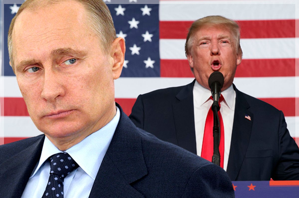 Vladimir Putin; Donald Trump   (Reuters/Alexei Druzhinin/AP/Evan Vucci/Photo montage by Salon)