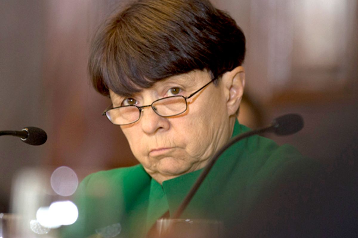 Securities and Exchange Commission (SEC) Chair Mary Jo White   (AP/Carolyn Kaster)