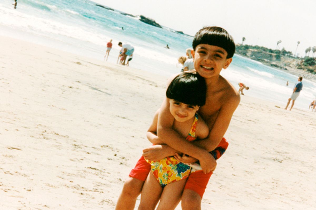Sameer and his little sister, Sonia (Sameer's parents)