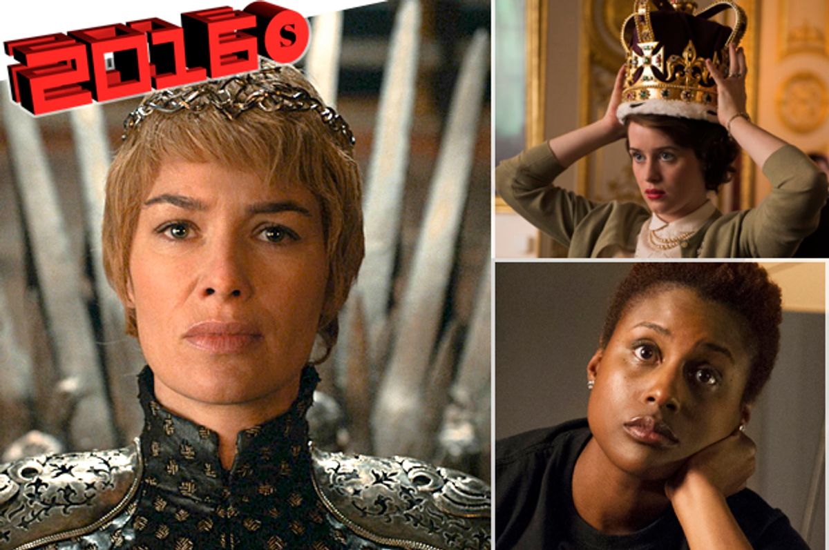 "Game of Thrones," "The Crown," "Insecure"   (HBO/Netflix)