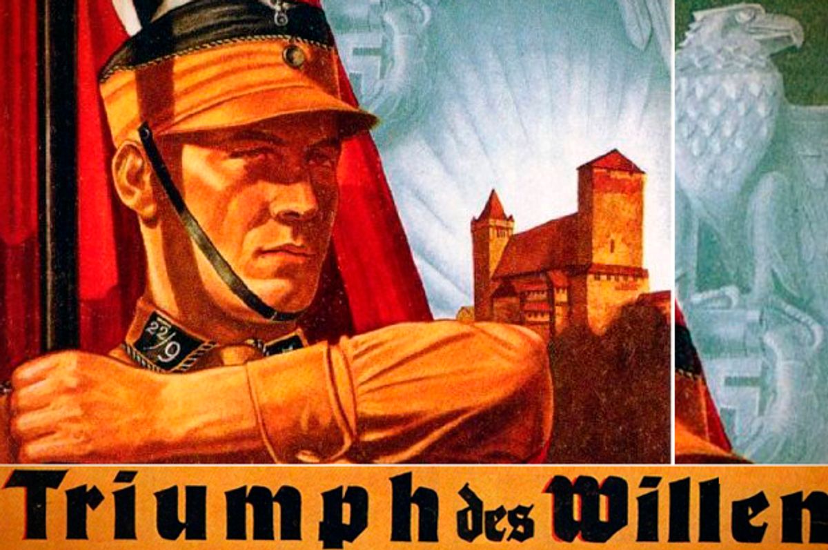 Poster art of "Triumph of the Will," 1935.   (Wikimedia)