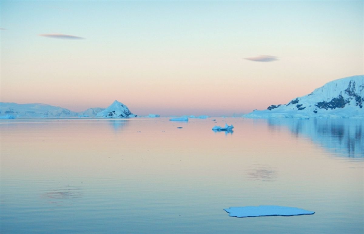 The view from Station Obama, located off the Antarctic Peninsula. (Natasja van Gestal/Northern Arizona Univiversity)