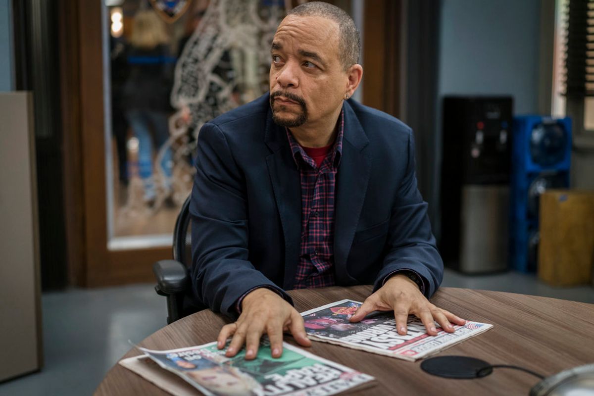 LAW & ORDER: SPECIAL VICTIMS UNIT -- "Assaulting Reality" Episode 1721 -- Pictured: Ice-T as Detective Odafin "Fin" Tutuola (NBC/Michael Parmelee)