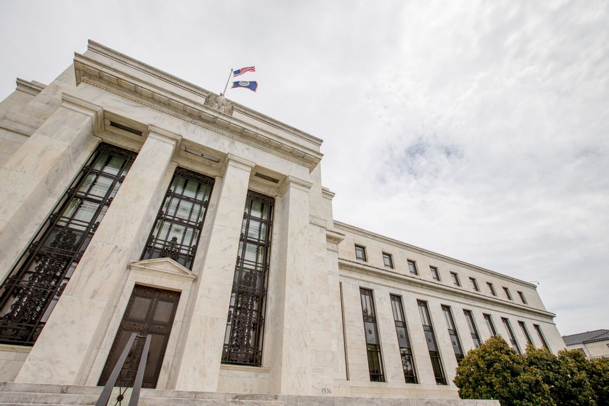 FILE - This June 19, 2015, file photo shows the Marriner S. Eccles Federal Reserve Board Building in Washington.  (AP Photo/Andrew Harnik, File) (AP)