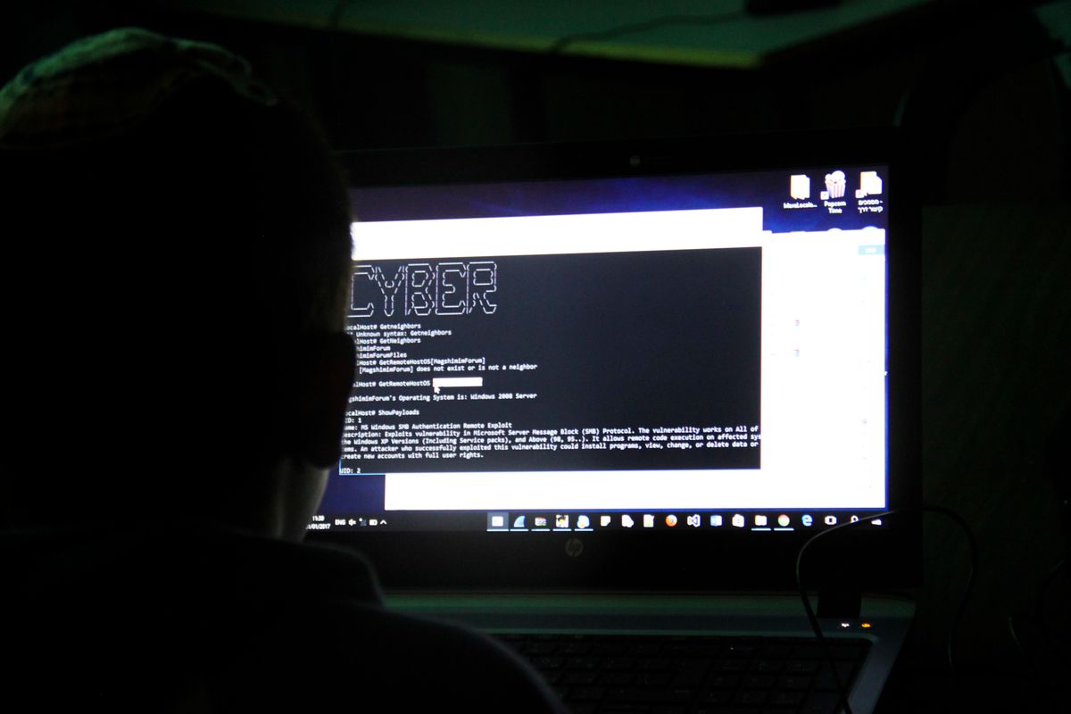 This photo made on Sunday Jan.1, 2017, shows a tenth grader attending a class how to investigate a computer network that has been hacked in Beit Shemesh, Israel. In its quest to become a world leader in cyber security and technology, Israel is placing its hopes in the country's youth. (AP Photo/Daniel Estrin) (AP)