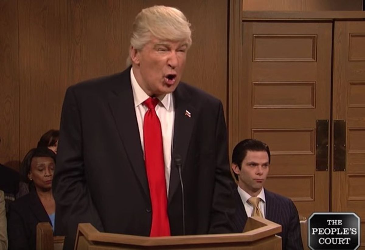 Alec Baldwin as President Donald Trump on Saturday Night Live 2.12.17 (Saturday Night Live)