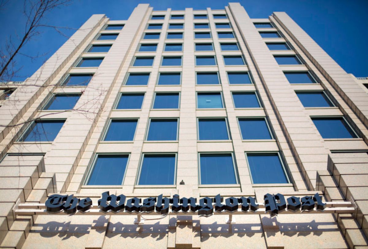 The One Franklin Square Building in Washington that houses the Washington Post. (AP Photo/Pablo Martinez Monsivais, File) (AP)