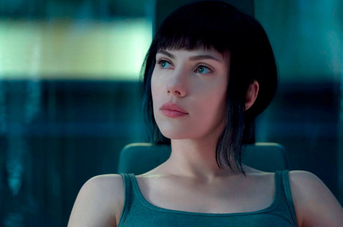 Scarlett Johansson in "Ghost in the Shell"   (Paramount Pictures)