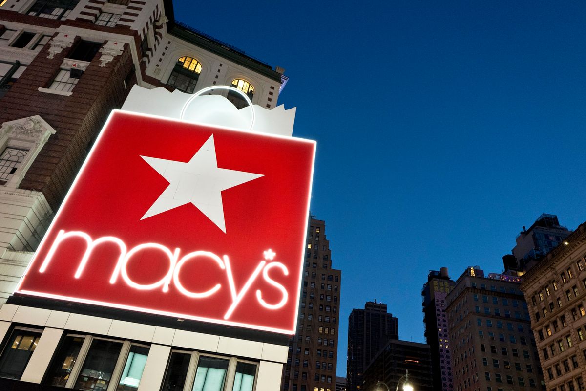 This Jan. 5, 2017, photo shows Macy's flagship store in New York. Retailers are doing a delicate dance when it comes to handling the Ivanka Trump brand. Macy's carries the brand's clothes, shoes and other accessories. Retailers are figuring out to deal with the highly politically charged Ivanka Trump brand. (AP Photo/Mark Lennihan) (AP)