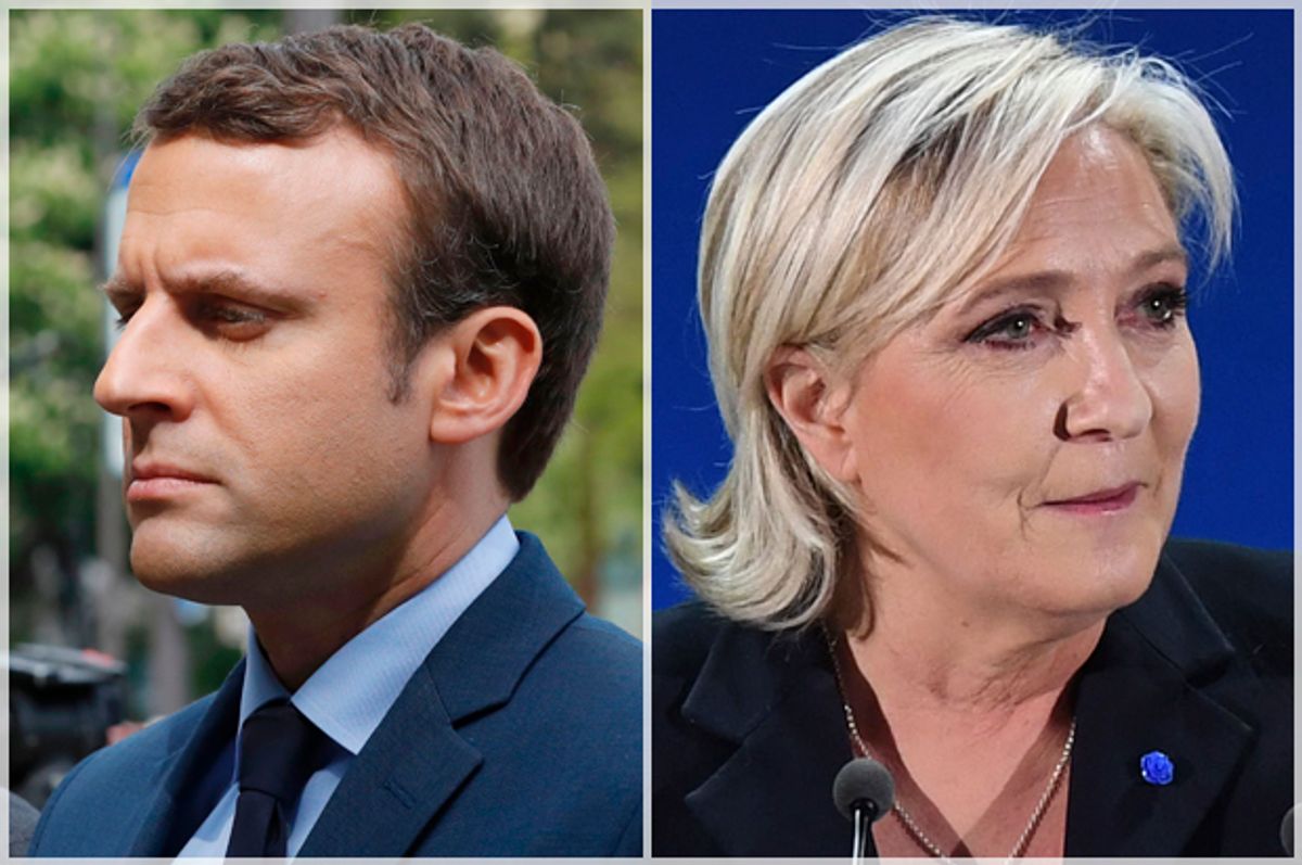 Emmanuel Macron; Marin Le Pen   (Getty/Francois Guillot/Alain Jocard)