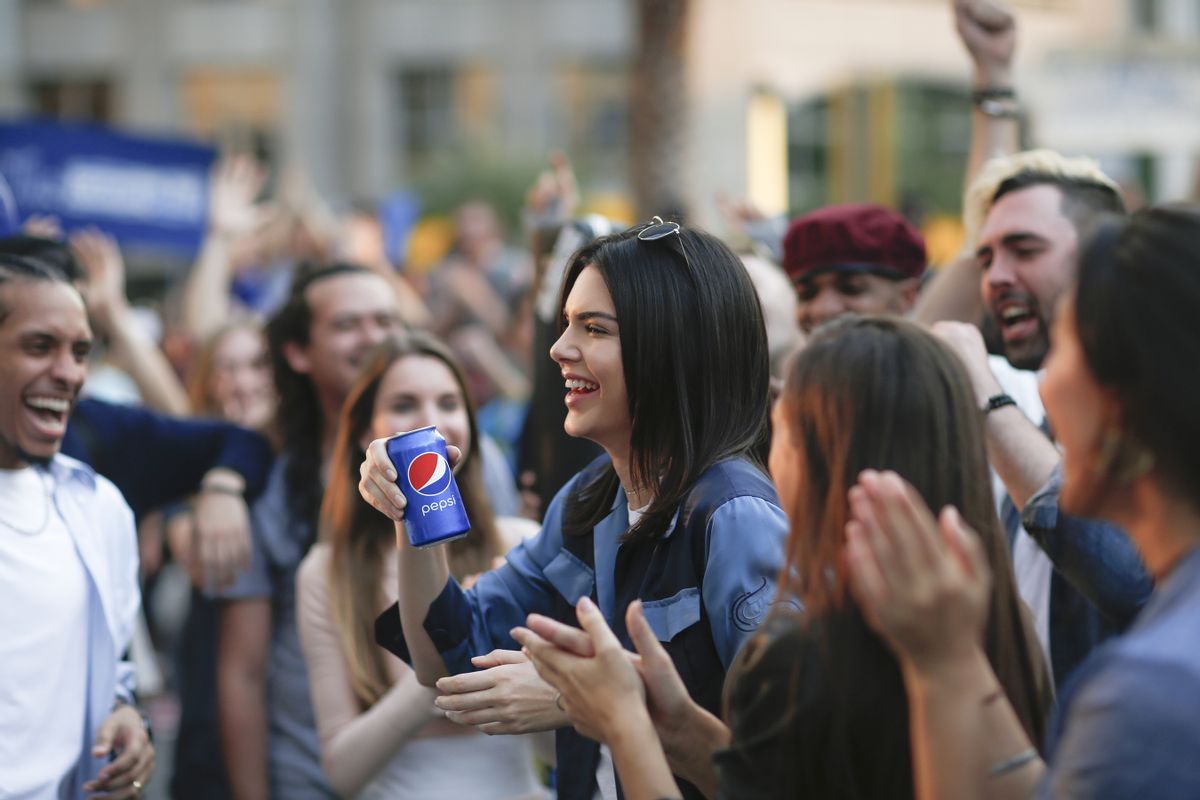 BANGKOK, THAILAND - FEBRUARY 04:  Pepsi PR On-Set With Kendall Jenner on February 4, 2017 in Bangkok, Thailand.  (Photo by Brent Lewin/Getty Images for Pepsi) (Getty Images for Pepsi)