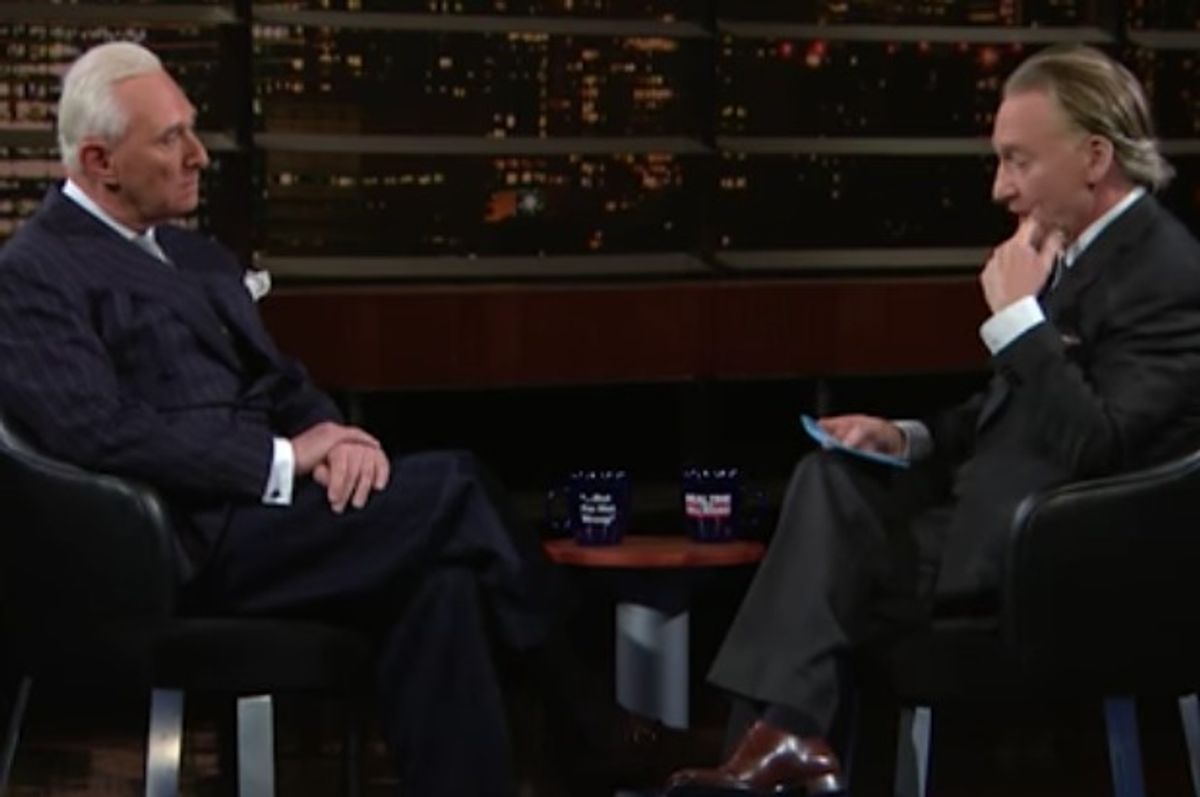 Roger Stone, President Trump's "Albino Assassin", and Bill Maher on Real Time